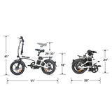 NAKTO Skylark 36V/10Ah 350W Electric Bike