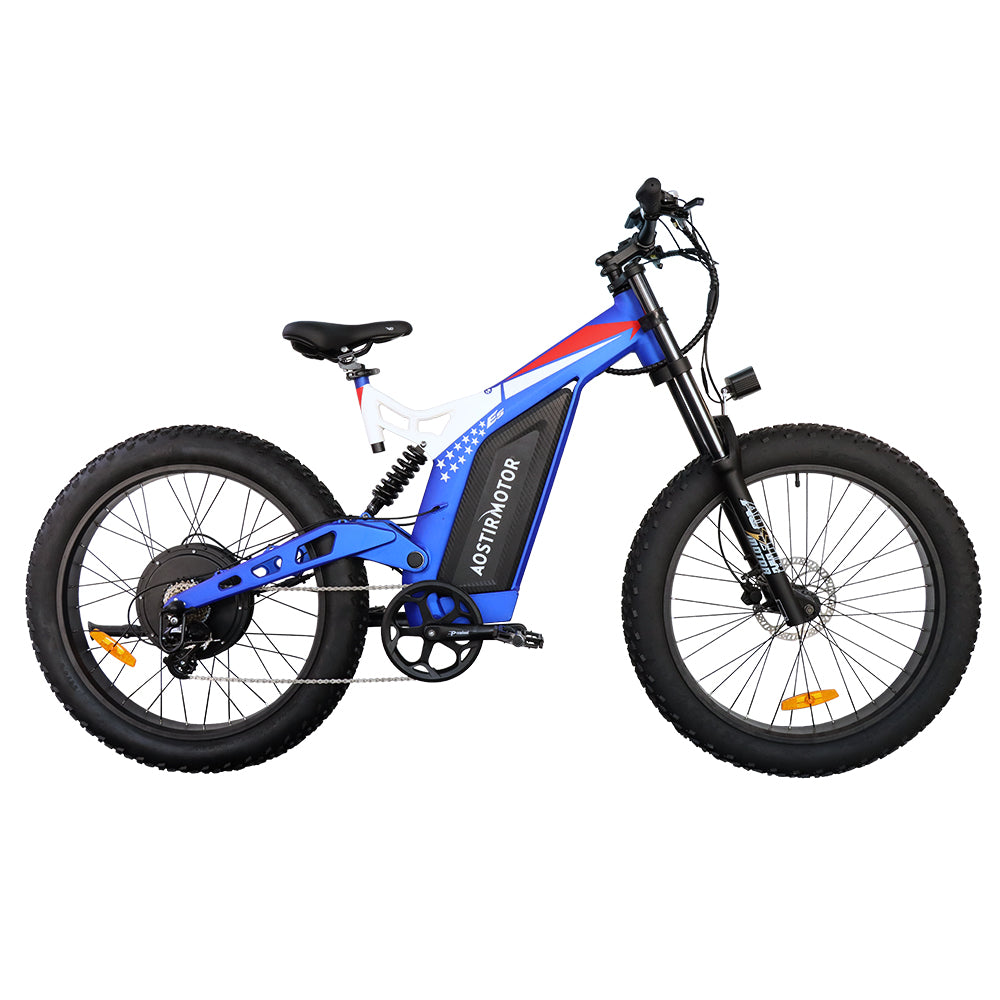AOSTIRMOTOR S17 48V/20Ah 1500W Fat Tire Electric Bike – Electric