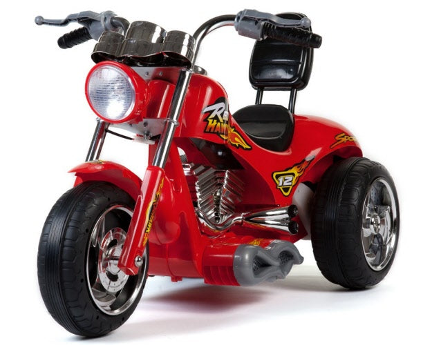 Mini Motos 12V Red Hawk Motorcycle Red