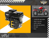 MotoTec Trailcross 200cc 6.5HP Gas Powered Mini Bike