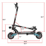 NANROBOT D6+ 2.0 52V/26Ah 2000W Electric Scooter