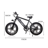 NAKTO Discovery 48V/10Ah 350W Fat Tire Electric Bike