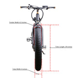 NAKTO Cruiser 36V/10Ah 300W Fat Tire Electric Bike