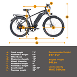 DWMEIGI Helios 48V/13Ah 750W Electric Bike