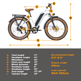 DWMEIGI Artemis 48V/16Ah 750W Fat Tire Electric Bike