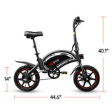 DYU D3F 36V/10Ah 250W Folding Electric Mini Bike