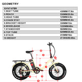 EUNORAU E-FAT-STEP 48V 12.5Ah/17.5Ah 500W Folding Step-Thru Electric Bike