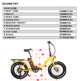 EUNORAU E-FAT-STEP 48V 12.5Ah/17.5Ah 500W Folding Step-Thru Electric Bike