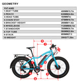 EUNORAU FAT-AWD 48V 15.6Ah/25Ah 600W All Wheel Drive Fat Tire Electric Bike