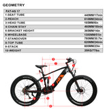 2 x EUNORAU FAT-HS 48V/14Ah 1000W Fat Tire Electric Mountain Bike