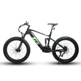 2 x EUNORAU FAT-HS 48V/14Ah 1000W Fat Tire Electric Mountain Bike