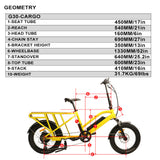 EUNORAU G30-CARGO 48V/20Ah 500W Dual Battery Cargo Electric Bike