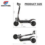 Quickwheel Explorer 60V/38Ah 6000W Electric Scooter