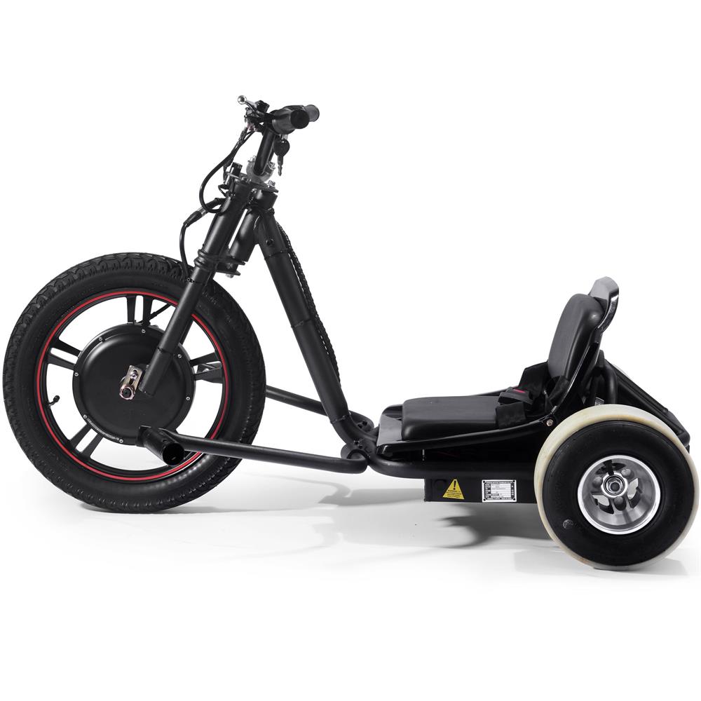 trike bicycle electric MotoTec Drifter 48v 800w Electric Trike Lithium