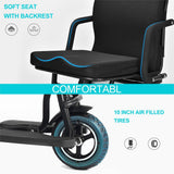 MotoTec Folding Mobility Electric Trike 48V/10Ah 700W