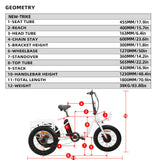 EUNORAU NEW-TRIKE 48V/12.5Ah 500W Step-Thru Folding Electric Trike