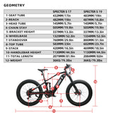 EUNORAU SPECTER-S 2.0 48V/17.5Ah+15Ah 1000W Electric Mountain Bike