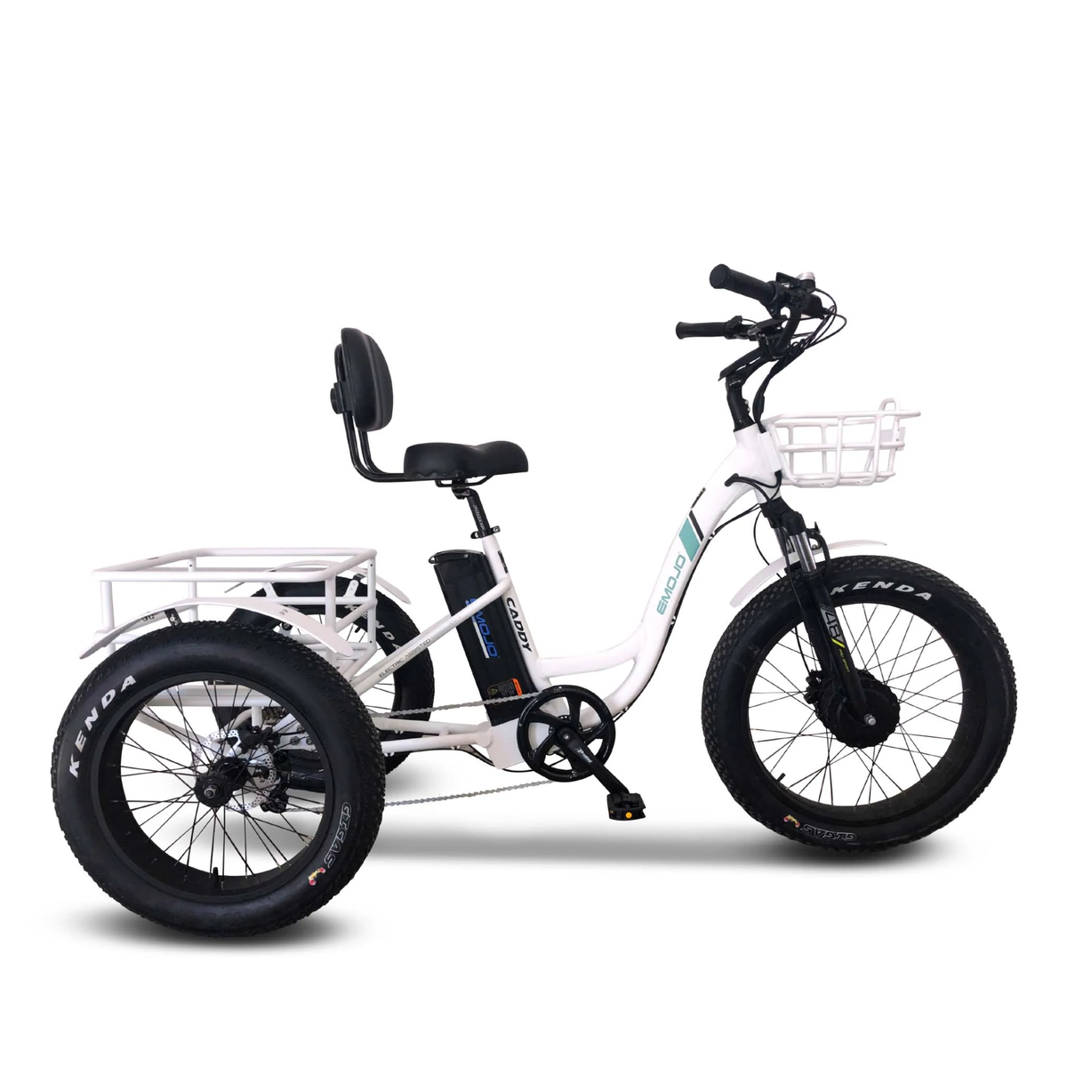 Emojo Caddy Pro 48V 500W Electric Trike Electric Ride Co