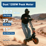 Hiboy DM2 48V/27Ah 2400W Off-Road Electric Scooter