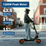 Hiboy DM1 48V/15.3Ah 1200W Off-Road Electric Scooter