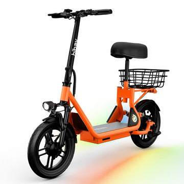 Hiboy Q2 Electric Scooter with Seat Orange