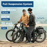 Hiboy EX11 48V/18Ah 880W Full Suspension Electric Bike