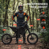 QRONGE X1 Spark M 60V/28.8Ah 4500W Off-Road Electric Dirt Bike