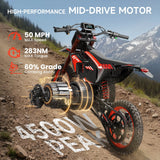 QRONGE X1 Spark M 60V/28.8Ah 4500W Off-Road Electric Dirt Bike