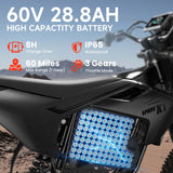 QRONGE X1 Spark M 60V/28.8Ah 4500W Off-Road Electric Dirt Bike
