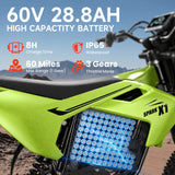 QRONGE X1 Spark M 60V/28.8Ah 4500W Off-Road Electric Dirt Bike