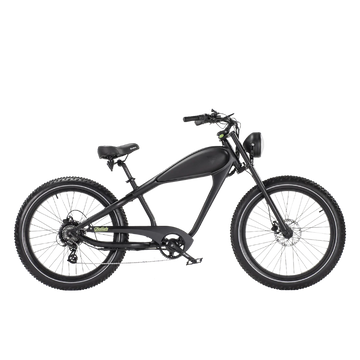 REVI Bikes Cheetah Plus Cafe Racer, Black/Black