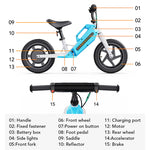 AOKDA K8 21.6V/5.2Ah 180W Kids Electric Balance Bike