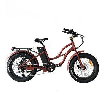 Coastal Cruiser Step Thru Mini 20x4 52V 17Ah 750W Electric Bike Electric Ride Co