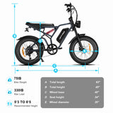 HappyRun G60 Pro 48V/25Ah 2000W Electric Bike