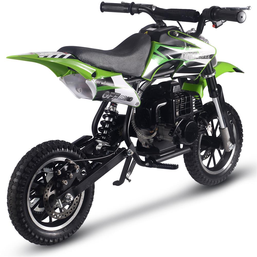 MotoTec Alien 50cc 2 Stroke Kids Gas Dirt Bike Electric Ride Co