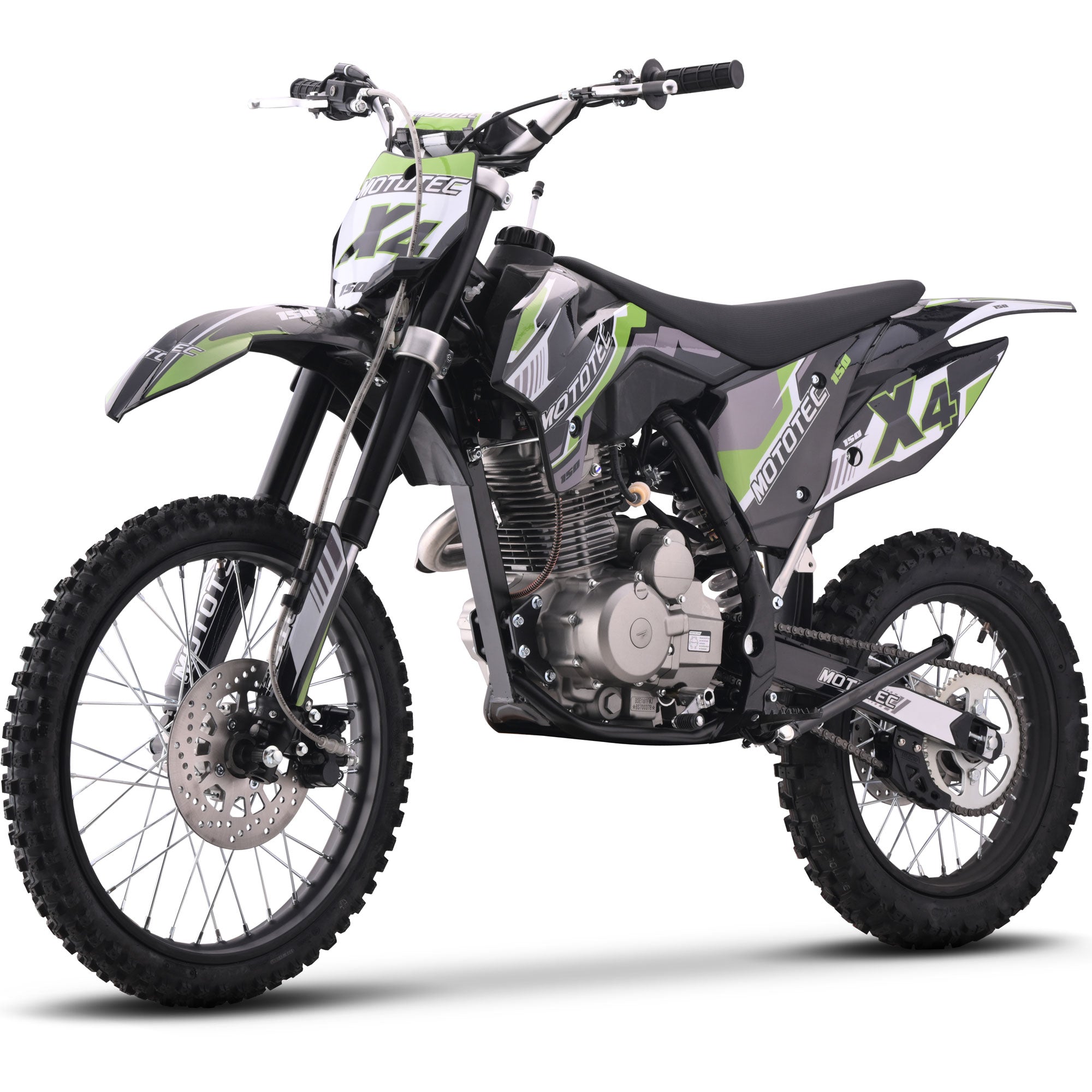 MotoTec X4 150cc 4-Stroke Gas Dirt Bike – Electric Ride Co.