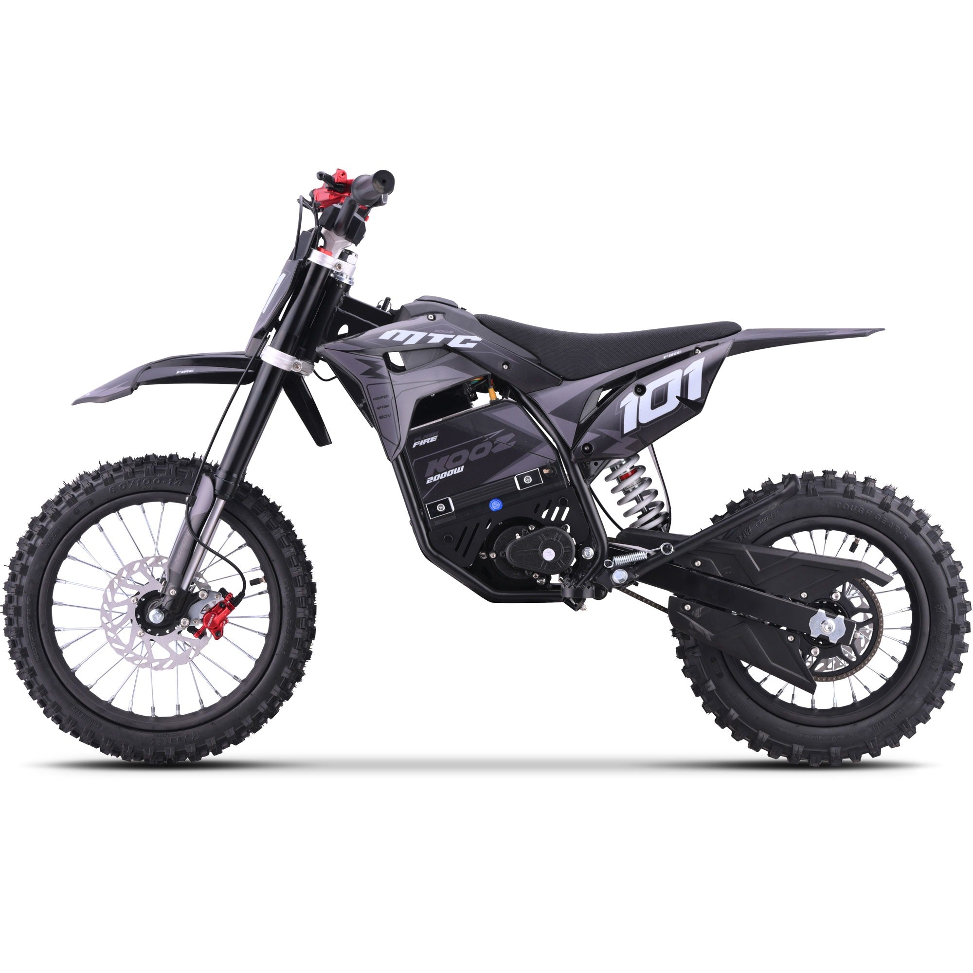 MotoTec Pro 60V/15.6Ah 2000W Off-Road Electric Dirt Bike (HP115E