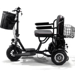 MotoTec Folding Mobility Electric Trike 48V/15.6Ah 1000W Dual Motor