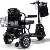 MotoTec Folding Mobility Electric Trike 48V/15.6Ah 1000W Dual Motor