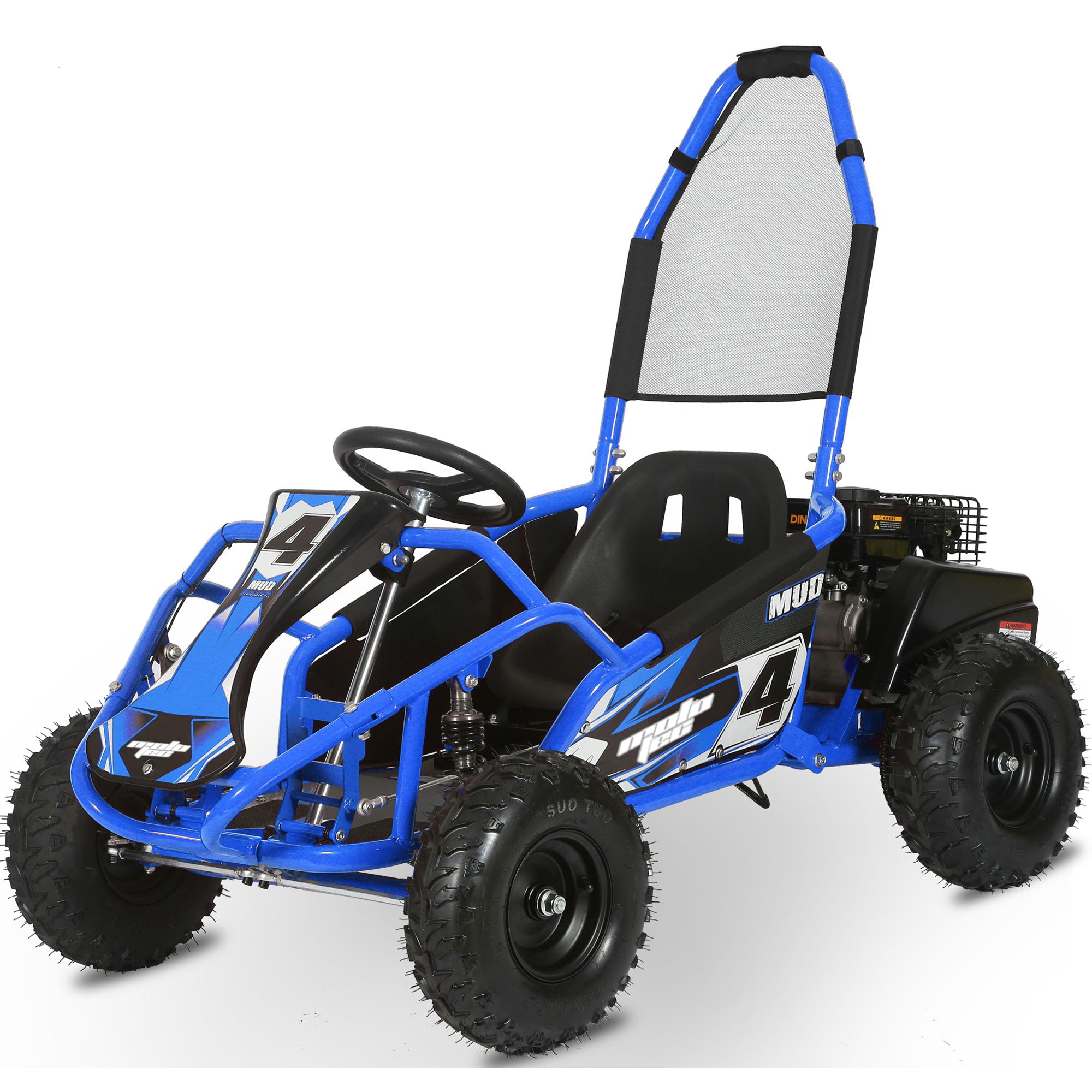 MotoTec Mud 98cc Go-Kart Full Suspension – Electric Ride Co.