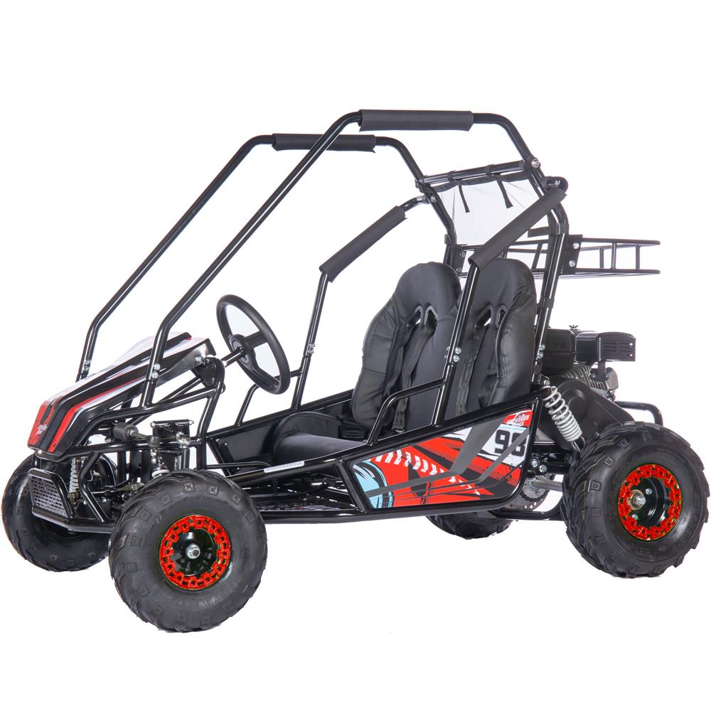 MotoTec Mud XL 212cc 2 Seat Go-Kart Full Suspension – Electric