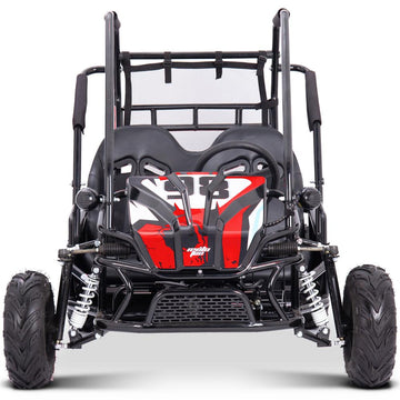 Seat for Go-Kart or Buggy RED BLACK - Version 5