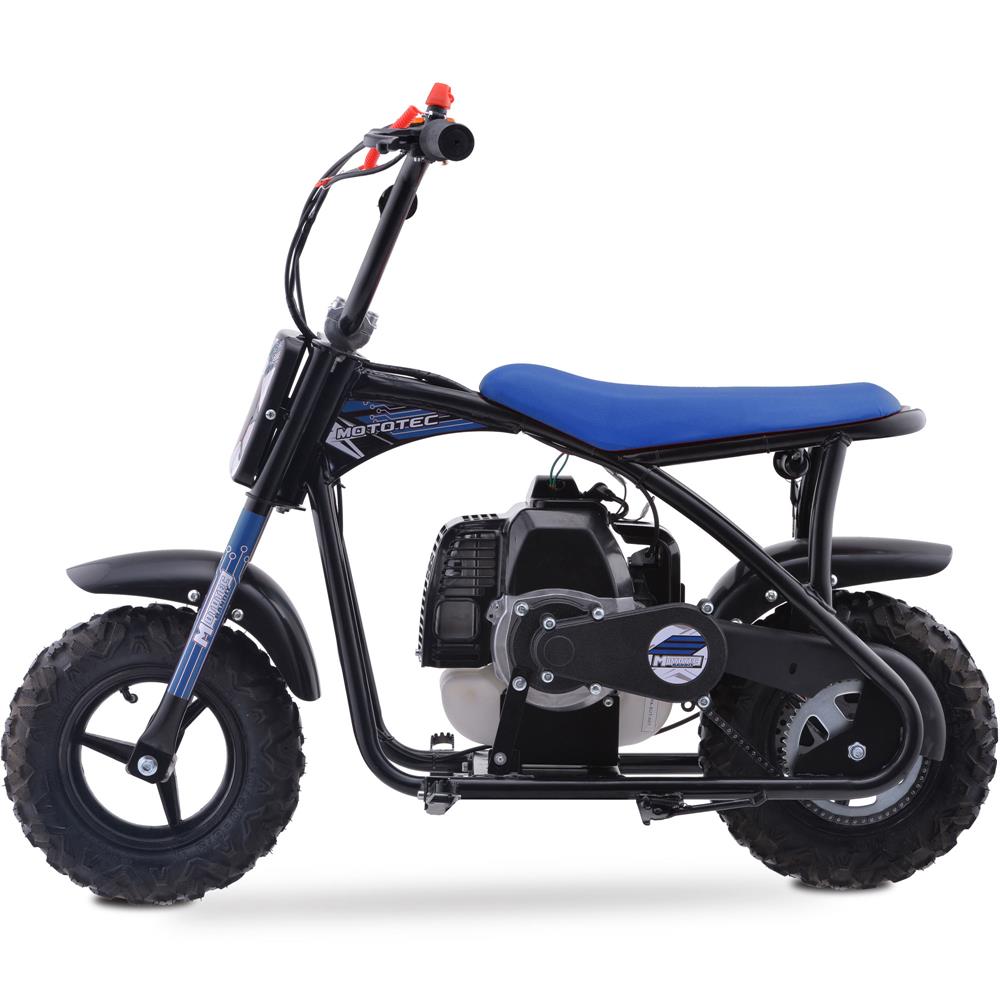 MotoTec Bandit 52cc 2-Stroke Kids Gas Mini Bike – Electric Ride Co.