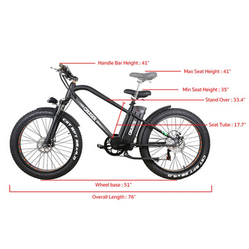 Nakto fat tire electric cruiser sale