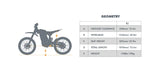 Eunorau Rerode R1 72V/35Ah 4000W Electric Dirt Bike