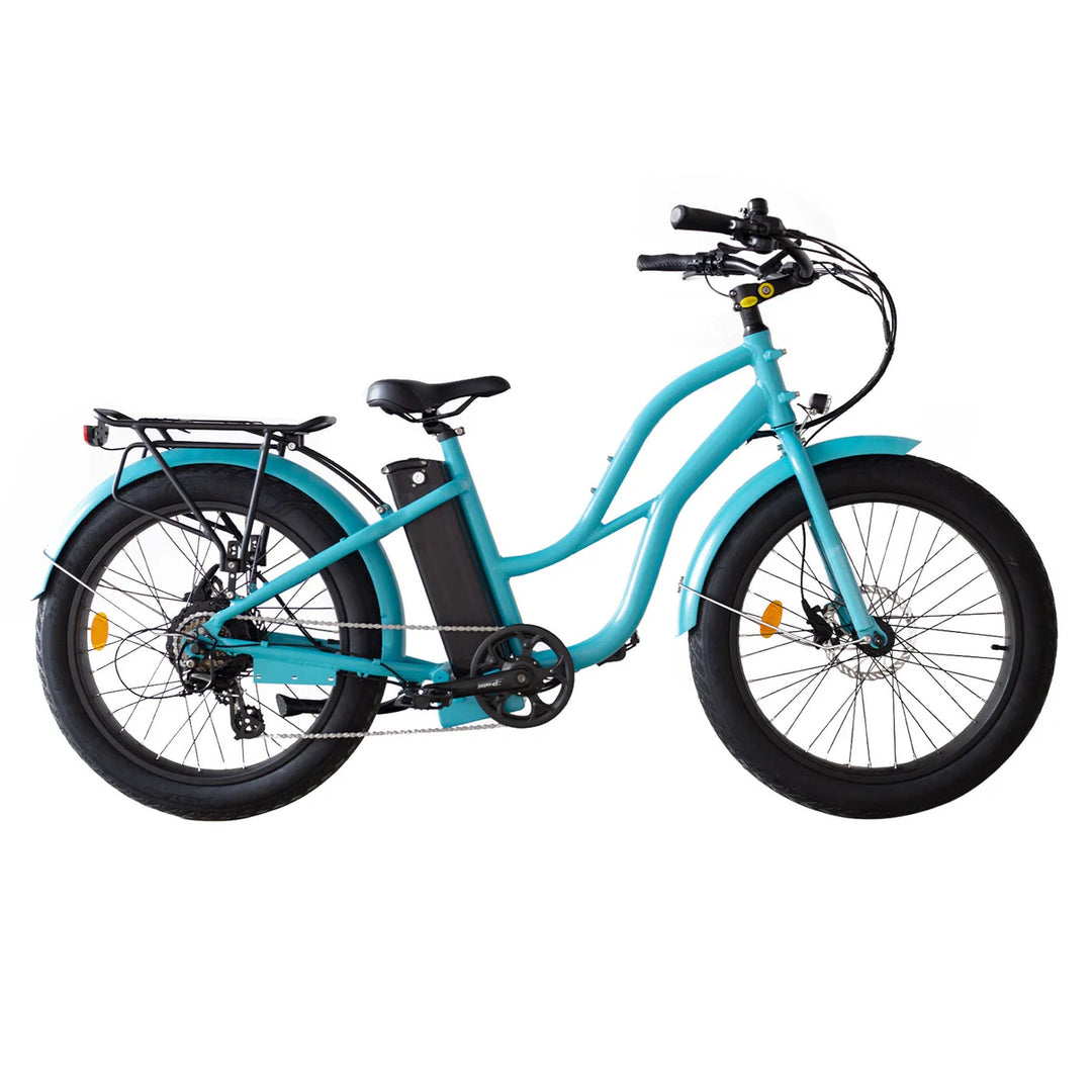 Coastal Cruiser Step Thru 24x3 52V 17Ah 750W Electric Bike Electric Ride Co