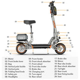VIPCOO VS2 48V/13Ah 700W Electric Scooter