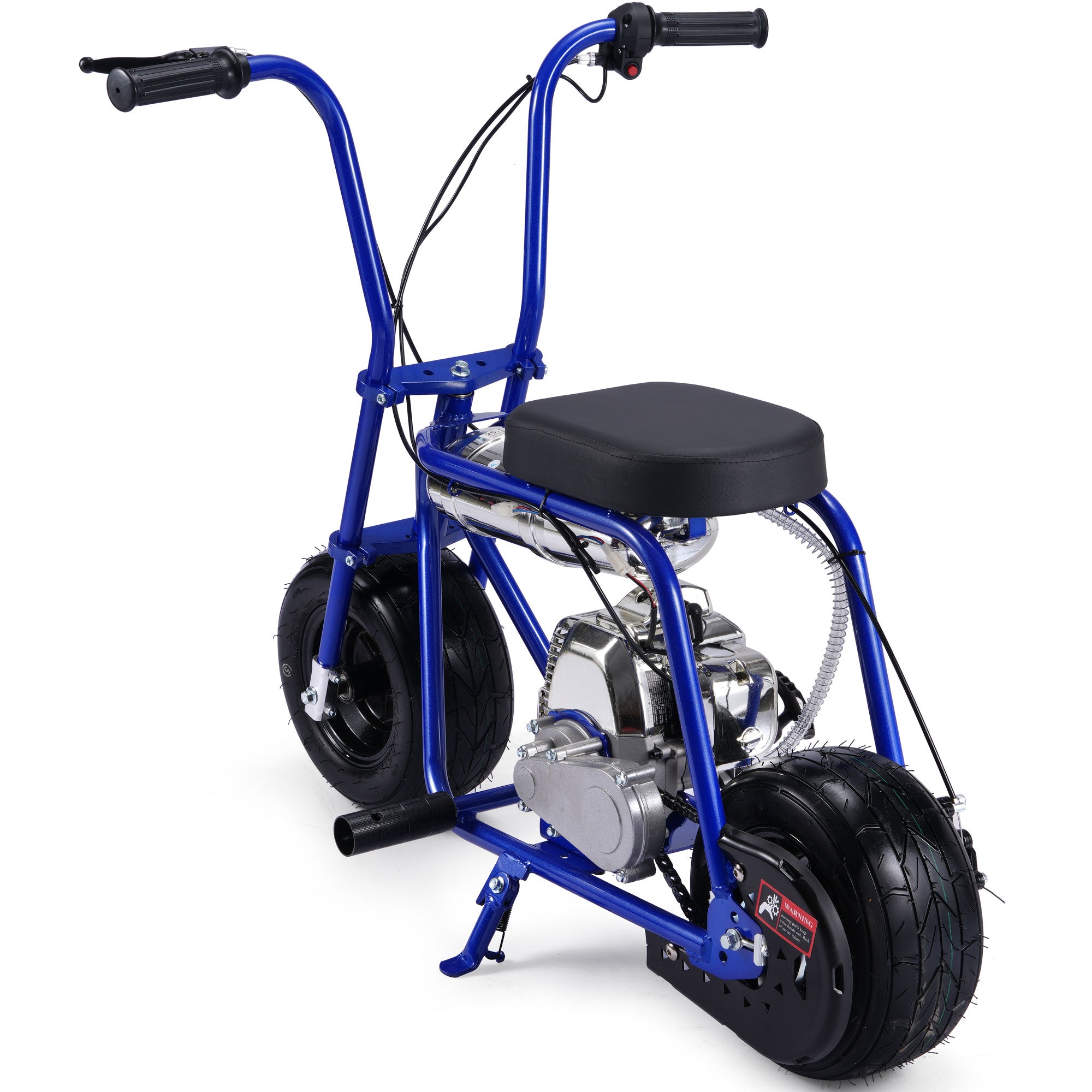 MotoTec Wild Rover 49cc 2-Stroke Kids Gas Mini Bike – Electric
