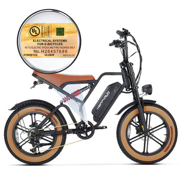 750w electric bicycle OUXI RX7 1000W 48V 20" Fat Tire Bike Blue front suspension fork HappyRun G60 48V/13Ah 750W Electric