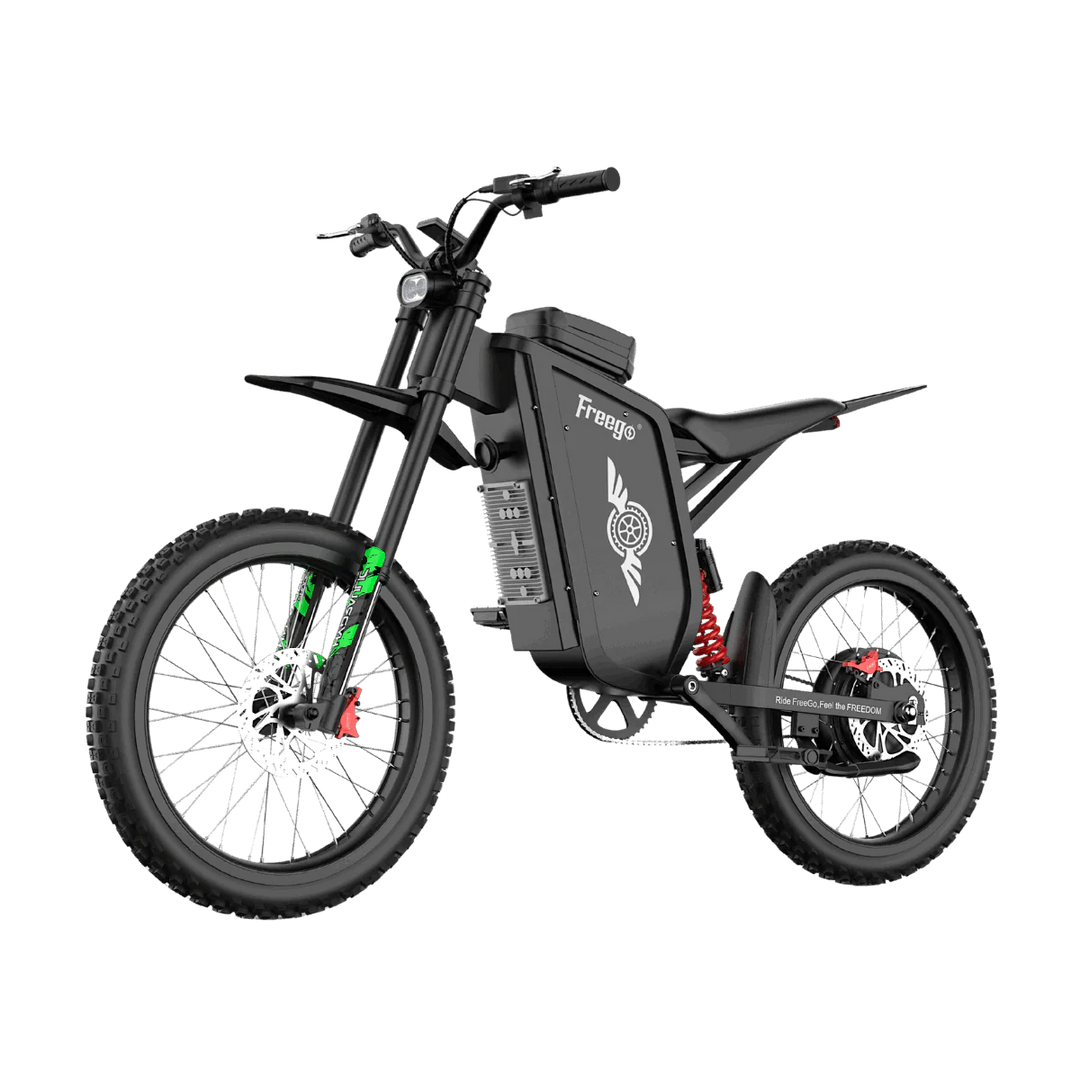 Freego X3 / X3 Pro All-Terrain Electric Dirt Bike with Pedals, X3 Pro (50Ah) / 4-Year